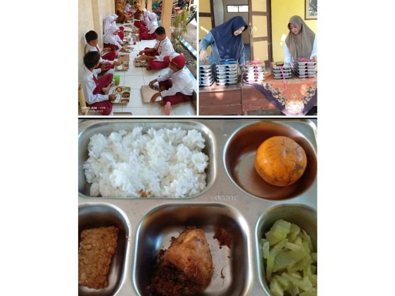 Hari Pertama MBG SDN 5 Jatibanteng